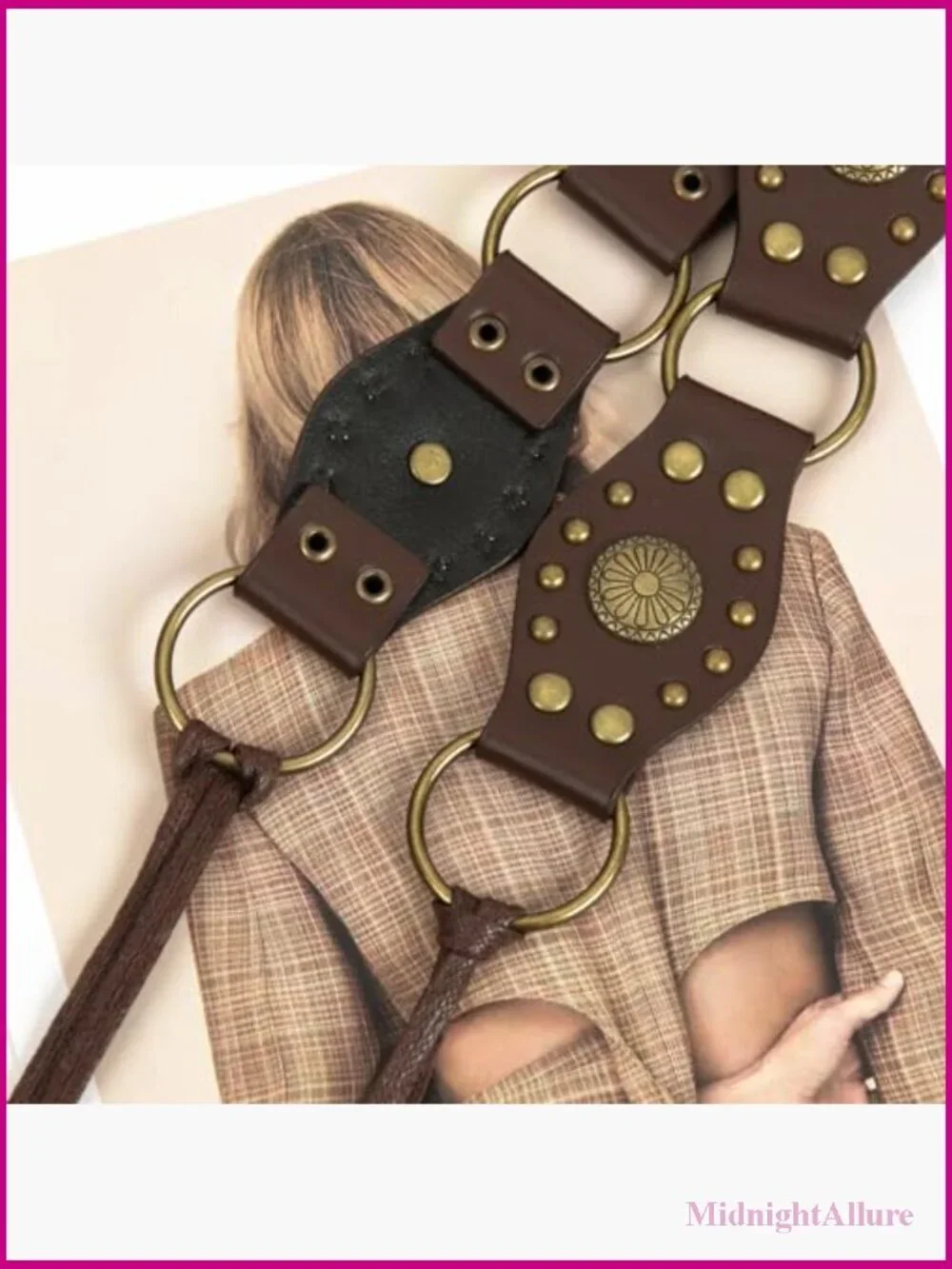 Bohemian Style Rope Braid Waist Belt, Adjustable 27.5-35.4 inch